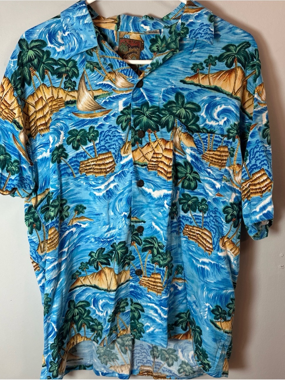 Vintage Pineapple Connection Medium Hawaiian Shirt